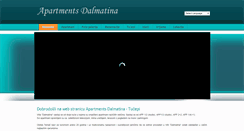 Desktop Screenshot of apartments-dalmatina.com
