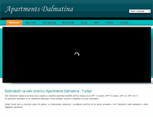 Tablet Screenshot of apartments-dalmatina.com